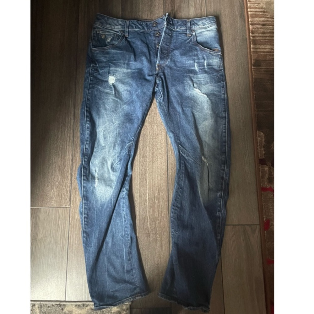 G RAW JEANS